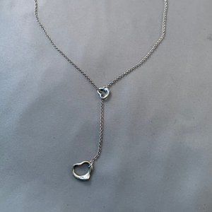Silver Heart-in-Heart Necklace Chain